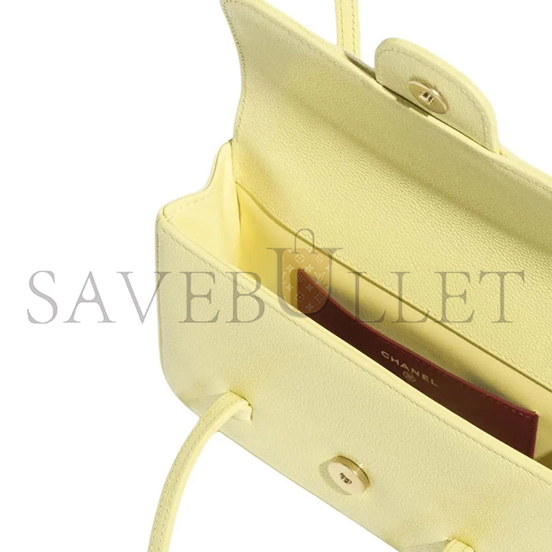 CHANEL MINI CLUTCH WITH LEATHER STRAP AP5068  (17*11.5*5cm)